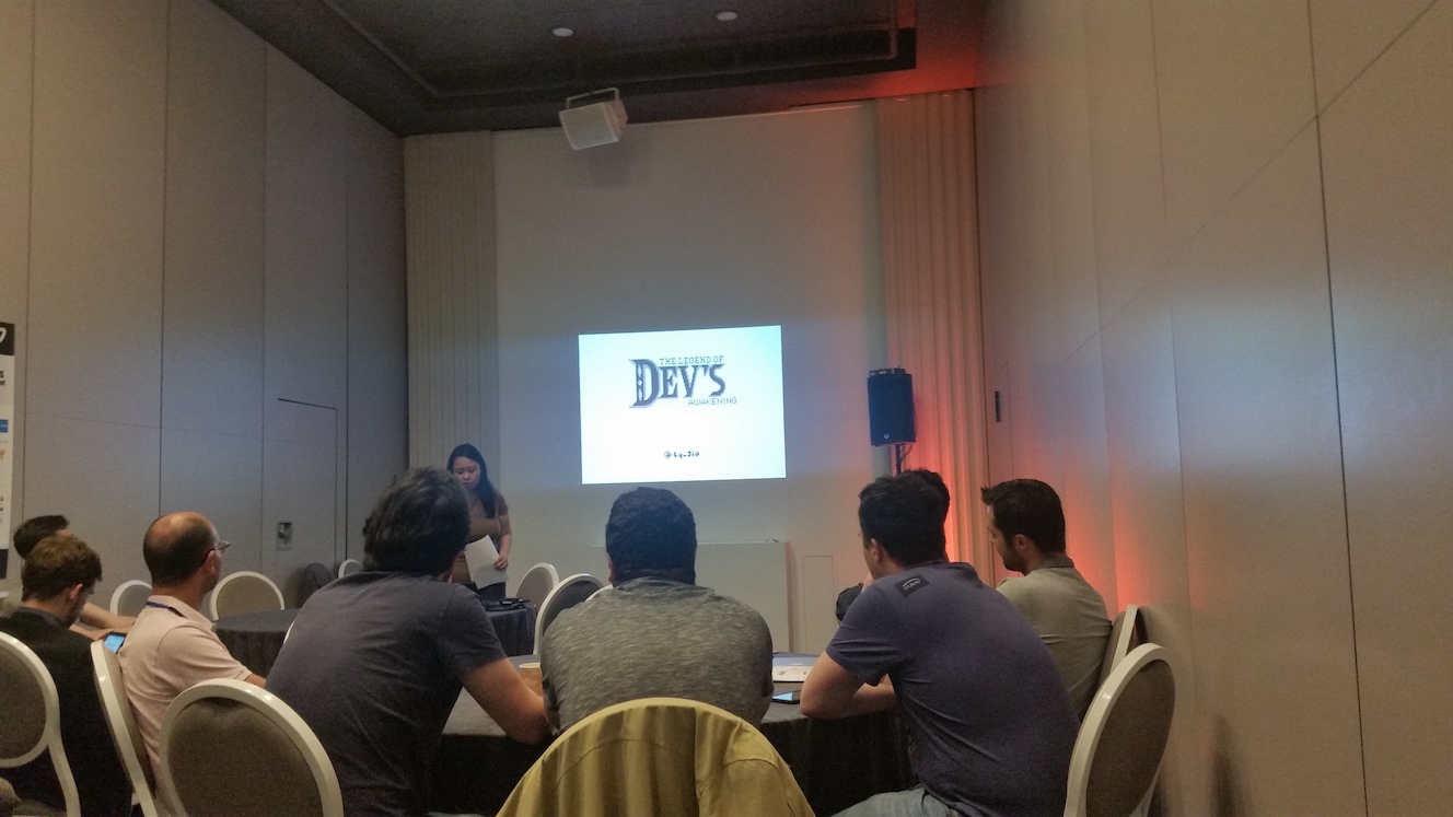 Ly-Jia Goldstein with 'The legend of Devs Awakening' 