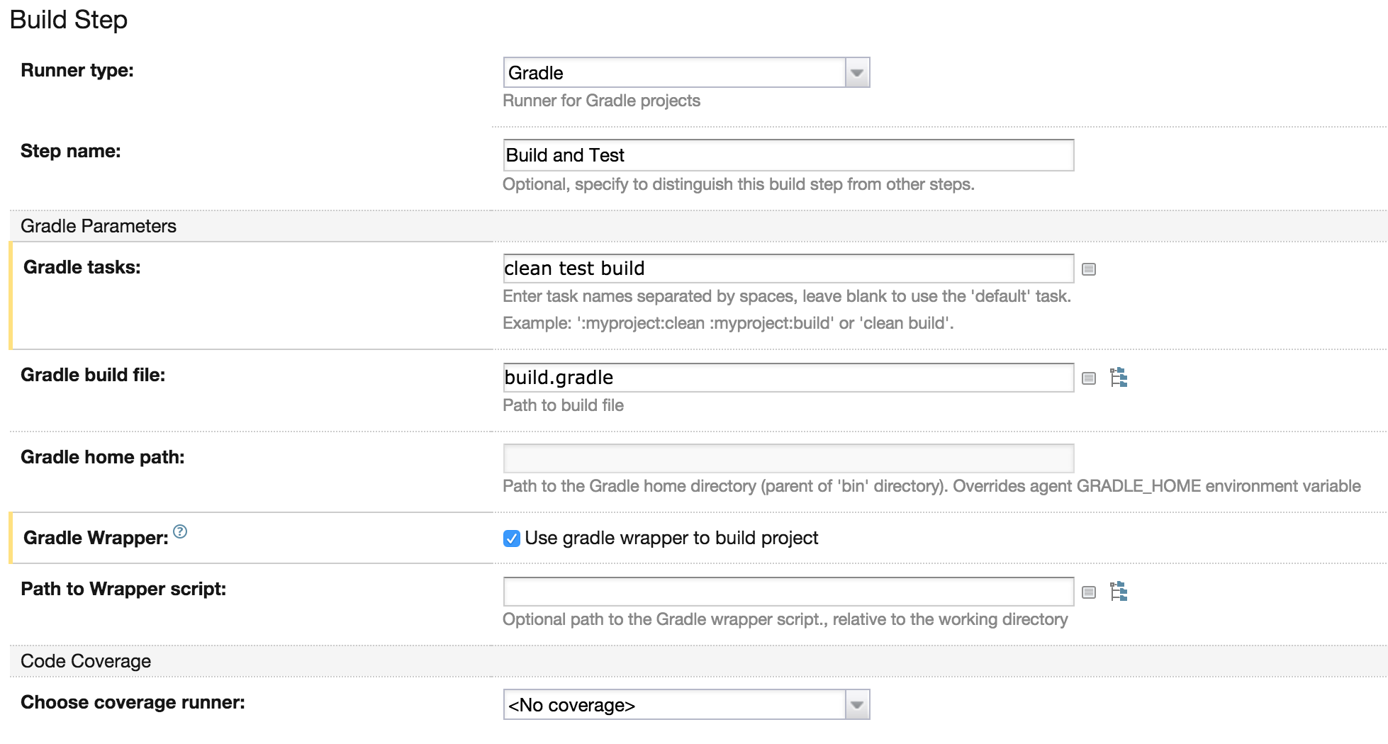 Gradle Step