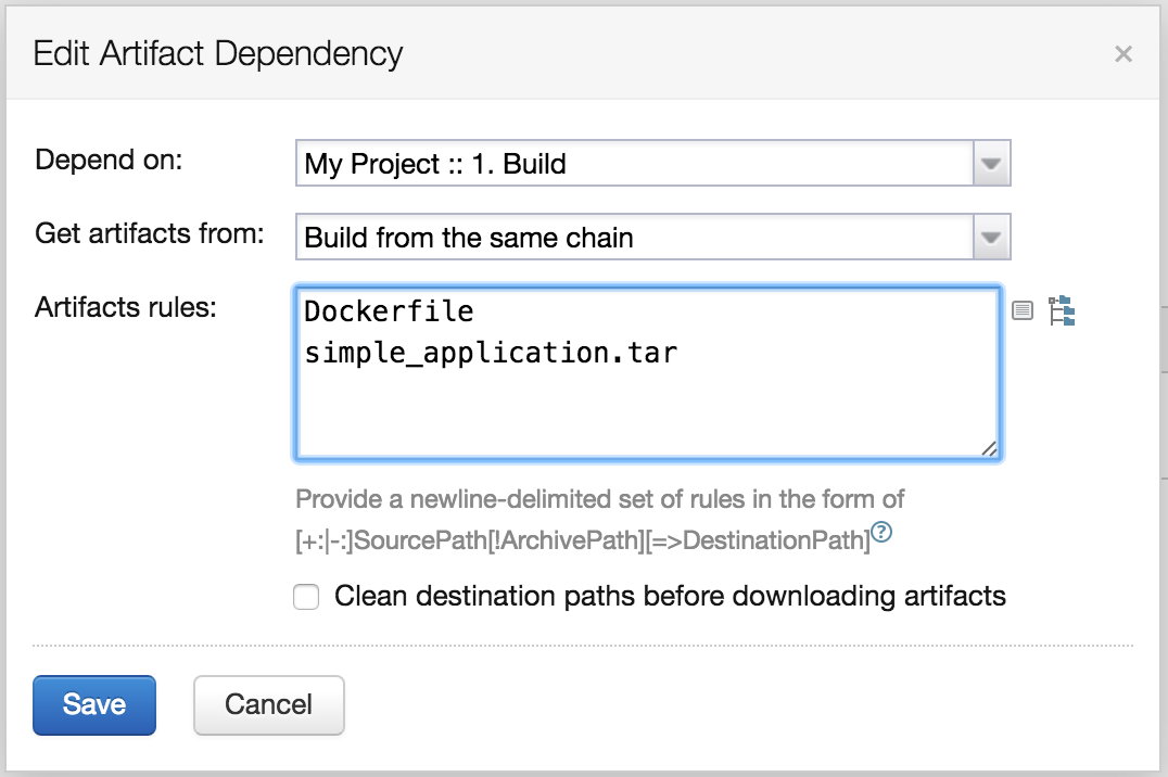 Release Artifact Dependency