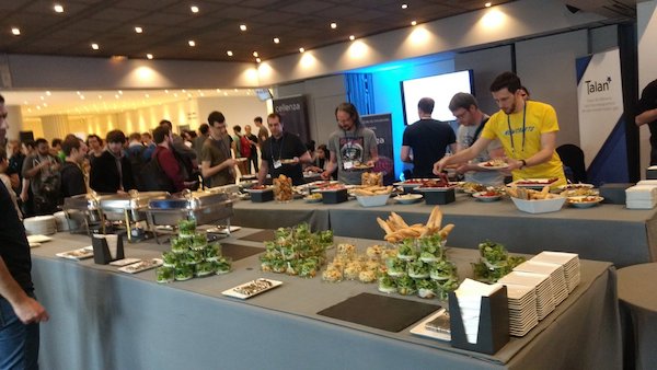 Food buffet at NCrafts