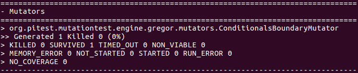 Survived mutation